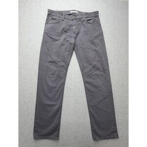 Mavi Zach Straight Jeans Mens 36x32 Gray Regular Stretch Denim Pants Turkey